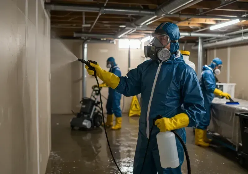 Basement Sanitization and Antimicrobial Treatment process in Pinal County, AZ